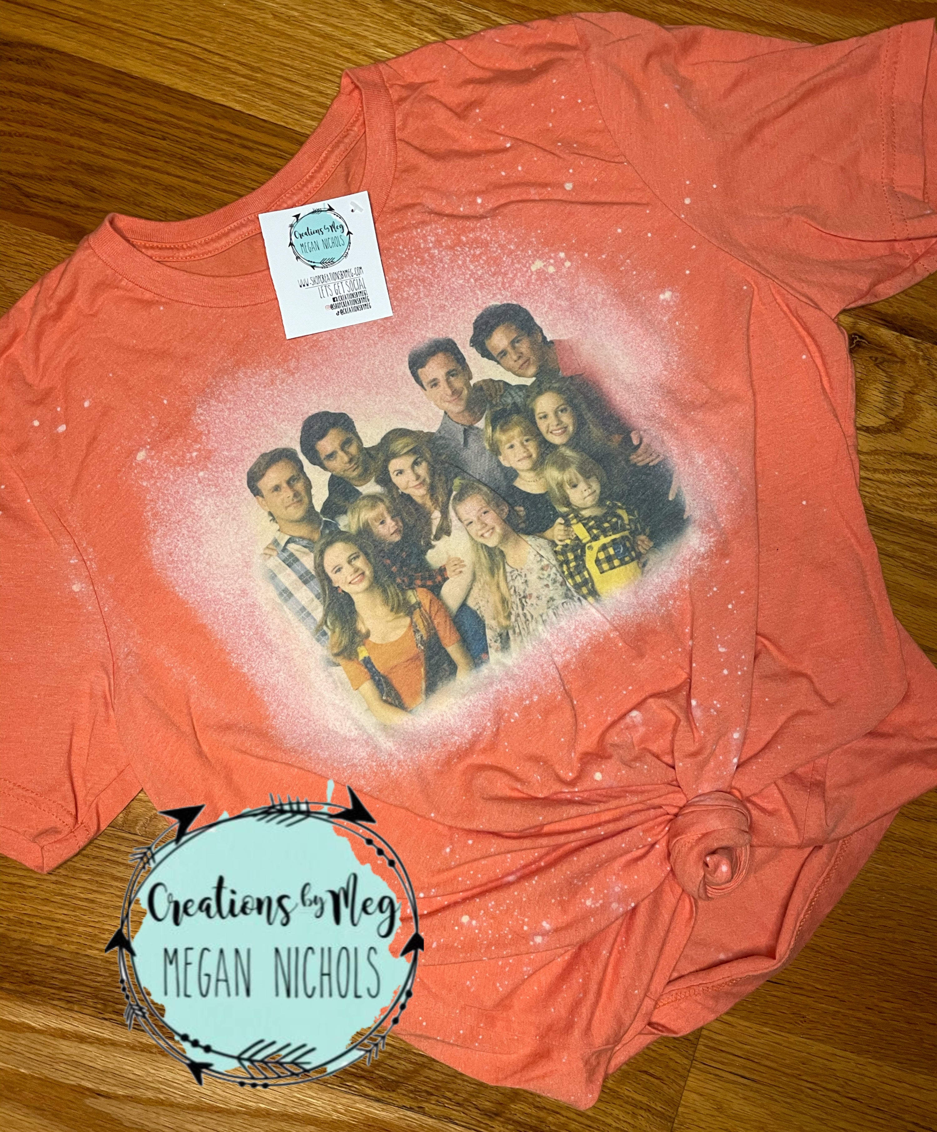 Full House Bleached Tee