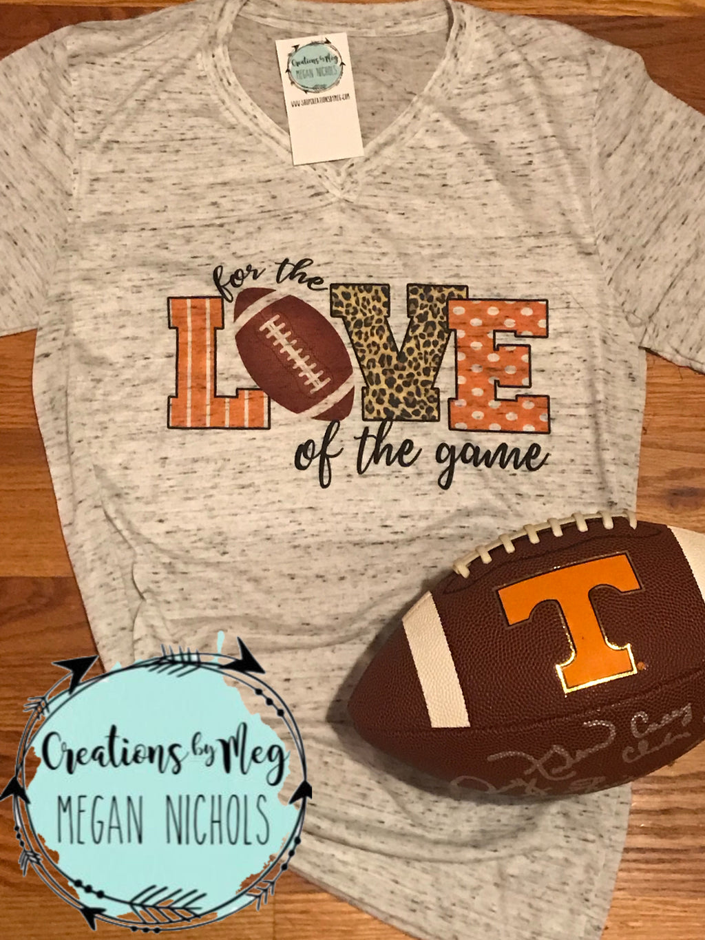 For The Love Of The Game Vneck Tee