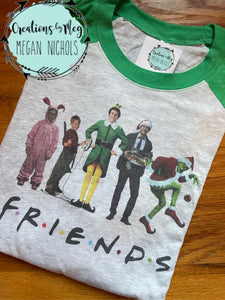 Friends Raglan