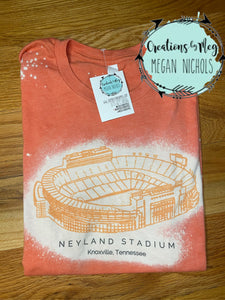 Neyland Stadium Bleached Tee