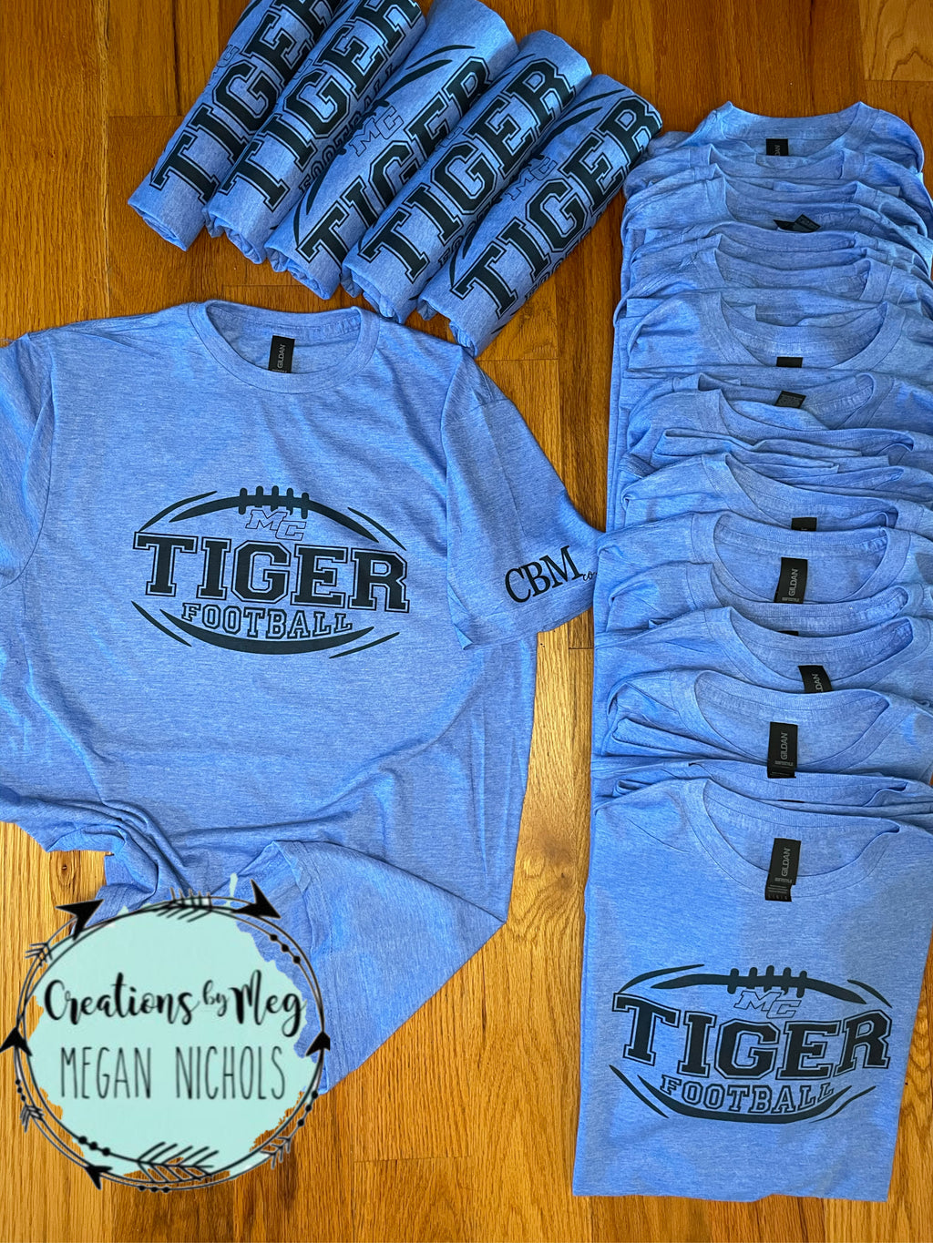 MC Tiger Football Tee